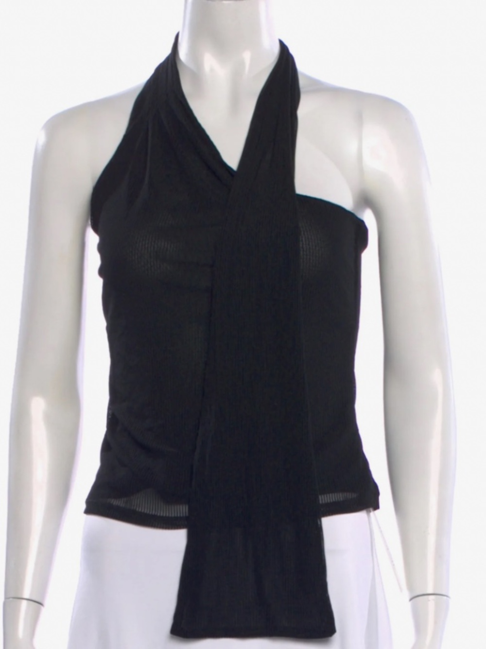 Reformation Halter Neck Top in Black